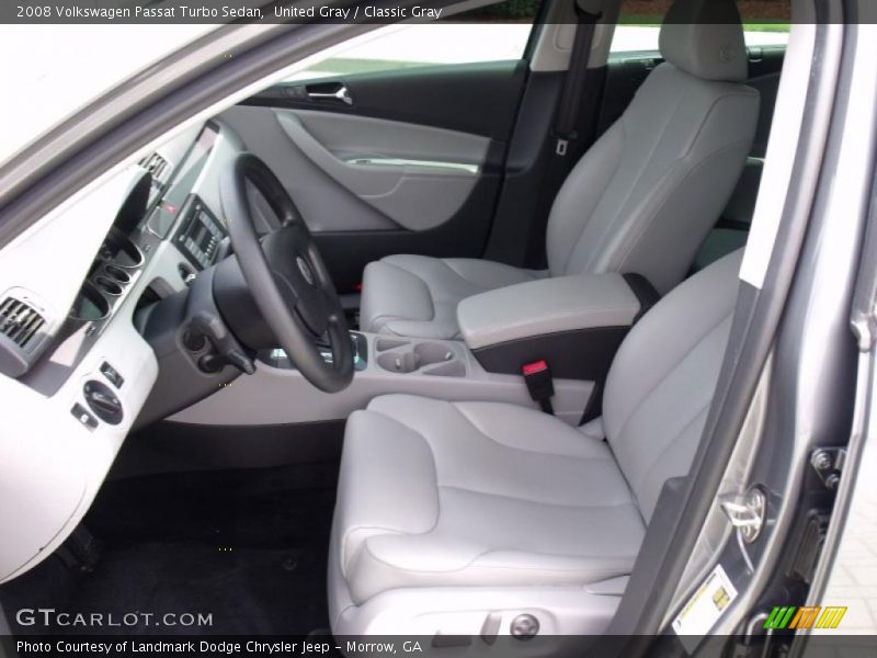 United Gray / Classic Gray 2008 Volkswagen Passat Turbo Sedan