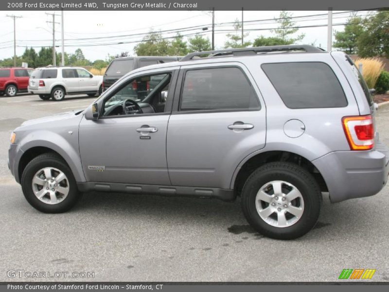 Tungsten Grey Metallic / Charcoal 2008 Ford Escape Limited 4WD