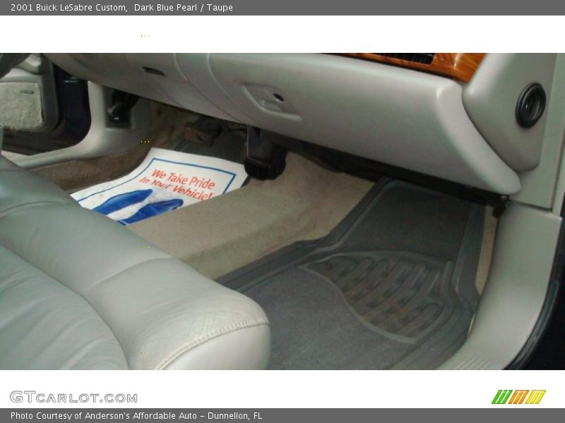 Dark Blue Pearl / Taupe 2001 Buick LeSabre Custom
