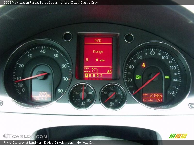 United Gray / Classic Gray 2008 Volkswagen Passat Turbo Sedan