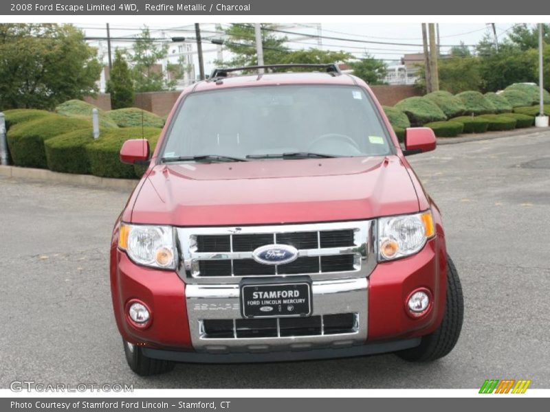 Redfire Metallic / Charcoal 2008 Ford Escape Limited 4WD