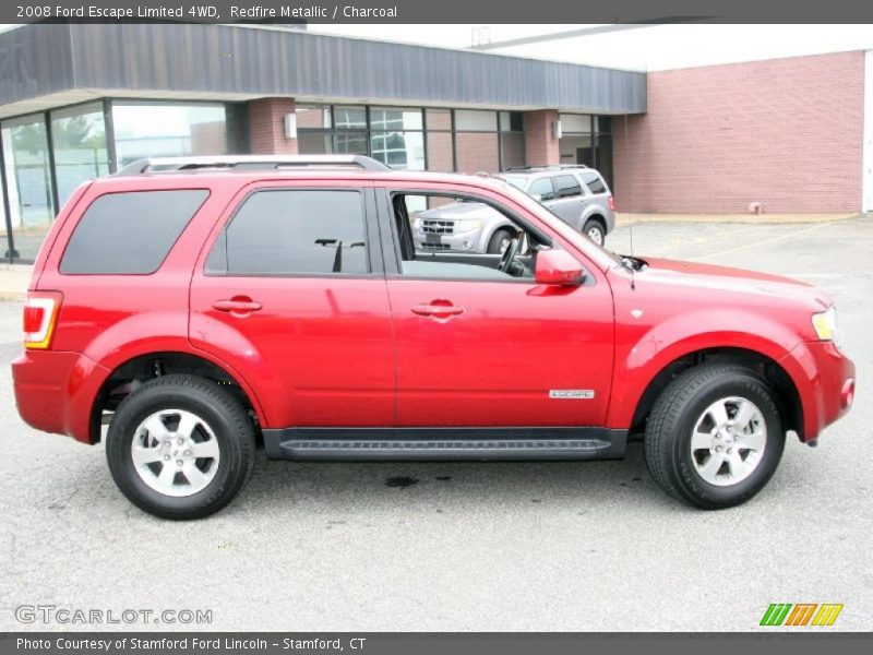 Redfire Metallic / Charcoal 2008 Ford Escape Limited 4WD