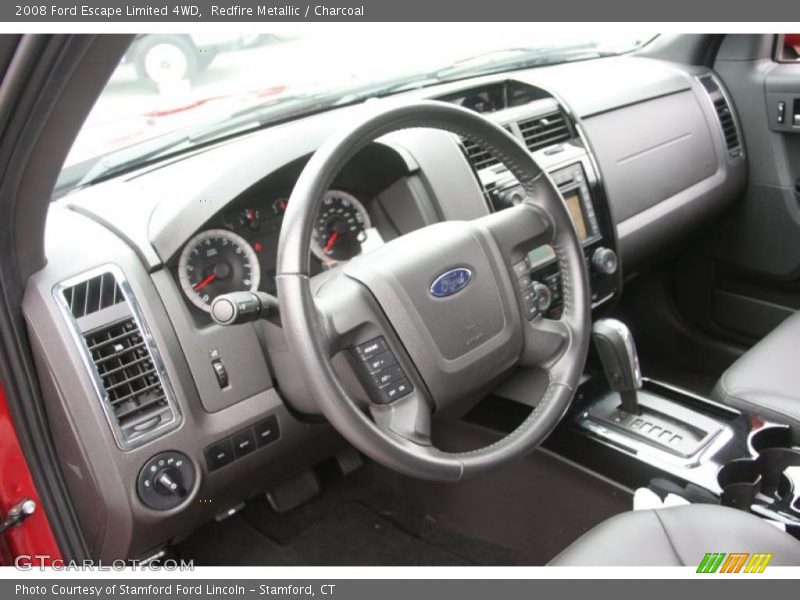 Redfire Metallic / Charcoal 2008 Ford Escape Limited 4WD