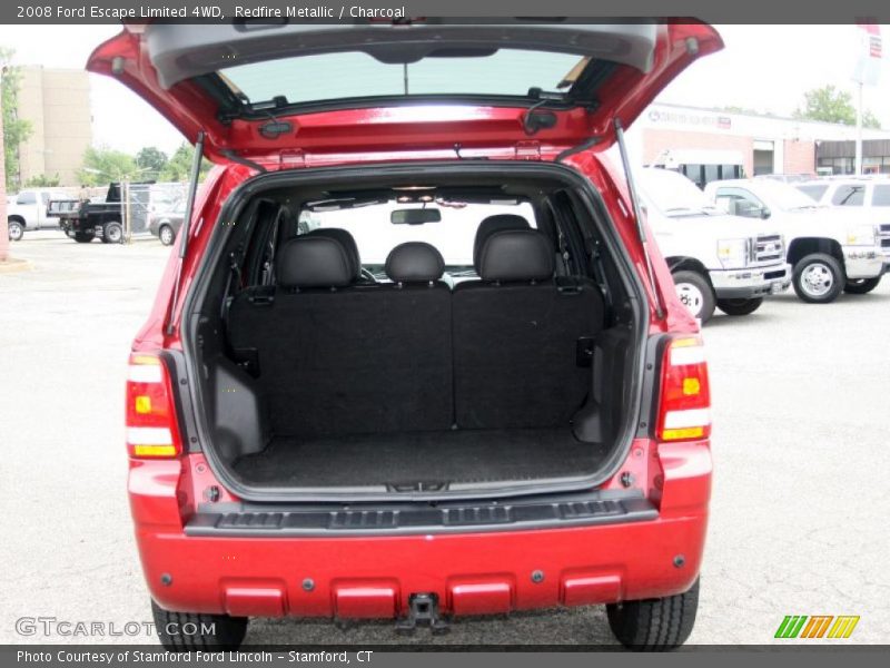 Redfire Metallic / Charcoal 2008 Ford Escape Limited 4WD