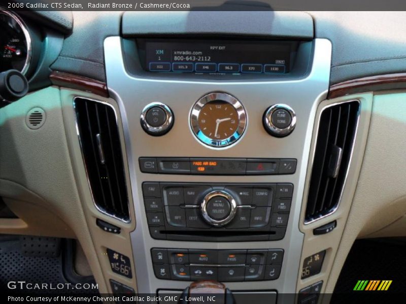 Radiant Bronze / Cashmere/Cocoa 2008 Cadillac CTS Sedan