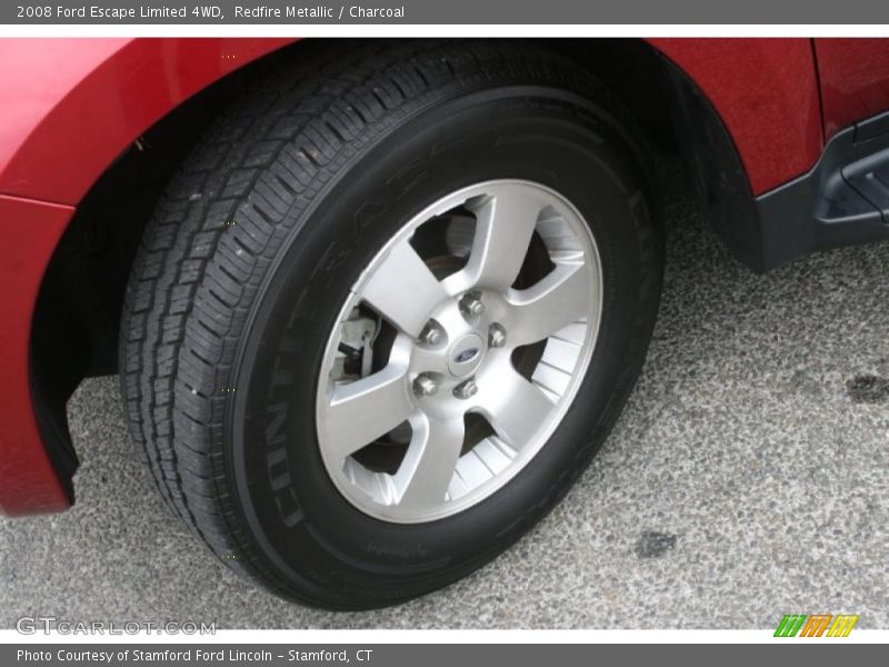 Redfire Metallic / Charcoal 2008 Ford Escape Limited 4WD