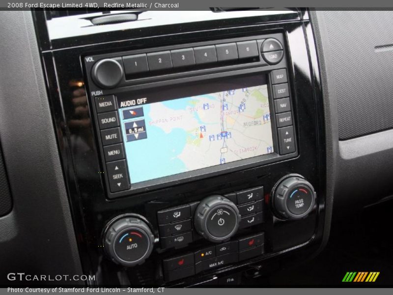 Redfire Metallic / Charcoal 2008 Ford Escape Limited 4WD