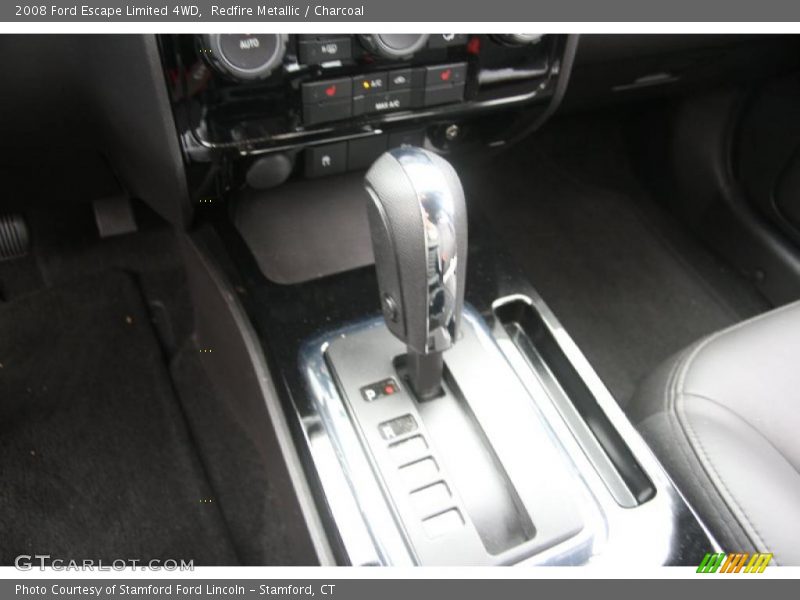 Redfire Metallic / Charcoal 2008 Ford Escape Limited 4WD