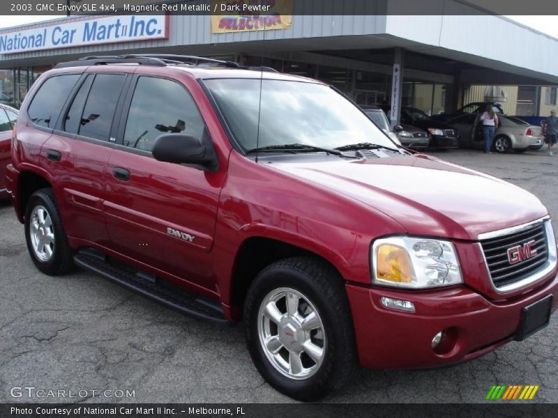 Magnetic Red Metallic / Dark Pewter 2003 GMC Envoy SLE 4x4