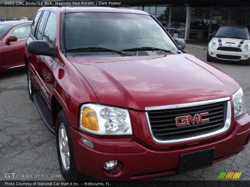 Magnetic Red Metallic / Dark Pewter 2003 GMC Envoy SLE 4x4