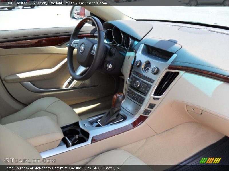 Radiant Bronze / Cashmere/Cocoa 2008 Cadillac CTS Sedan