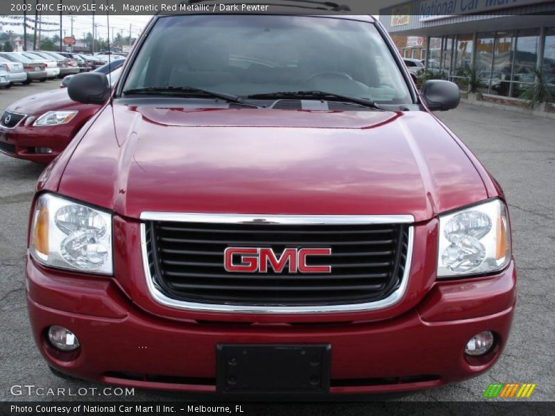 Magnetic Red Metallic / Dark Pewter 2003 GMC Envoy SLE 4x4