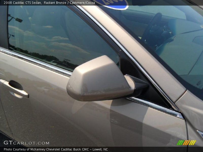 Radiant Bronze / Cashmere/Cocoa 2008 Cadillac CTS Sedan