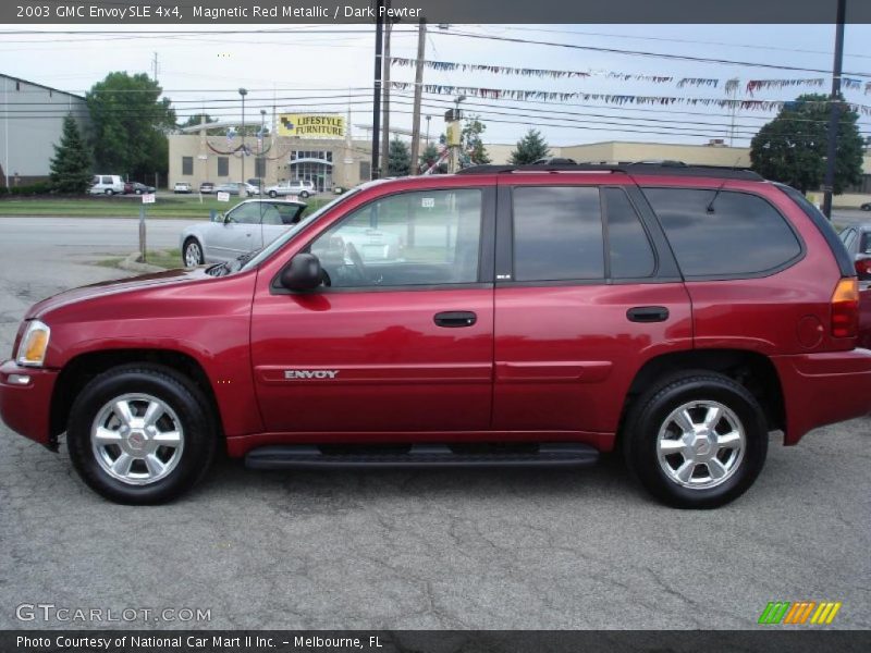 Magnetic Red Metallic / Dark Pewter 2003 GMC Envoy SLE 4x4