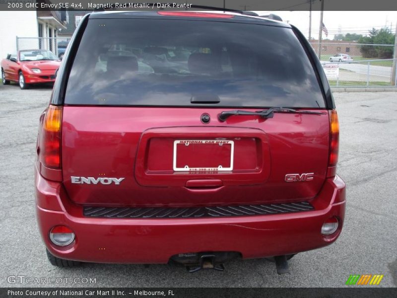 Magnetic Red Metallic / Dark Pewter 2003 GMC Envoy SLE 4x4