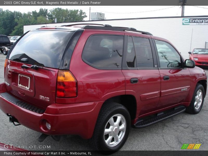 Magnetic Red Metallic / Dark Pewter 2003 GMC Envoy SLE 4x4