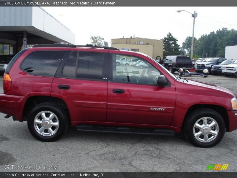 Magnetic Red Metallic / Dark Pewter 2003 GMC Envoy SLE 4x4