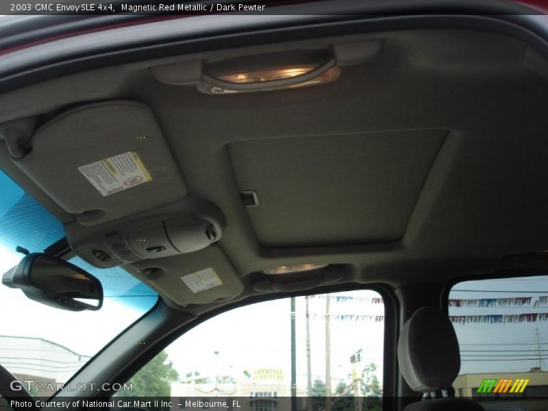 Magnetic Red Metallic / Dark Pewter 2003 GMC Envoy SLE 4x4