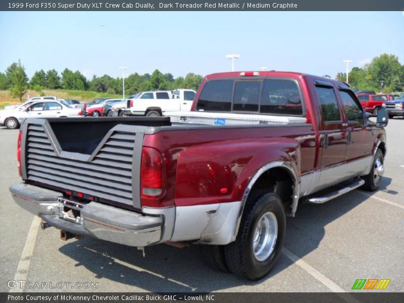 Dark Toreador Red Metallic / Medium Graphite 1999 Ford F350 Super Duty XLT Crew Cab Dually
