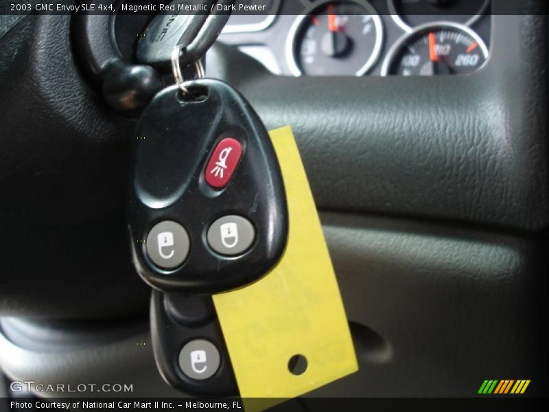 Magnetic Red Metallic / Dark Pewter 2003 GMC Envoy SLE 4x4