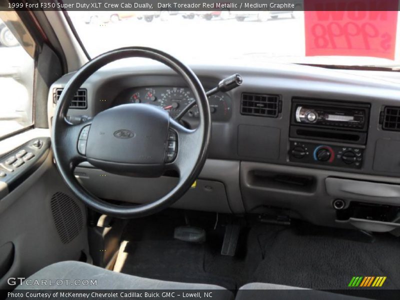Dark Toreador Red Metallic / Medium Graphite 1999 Ford F350 Super Duty XLT Crew Cab Dually