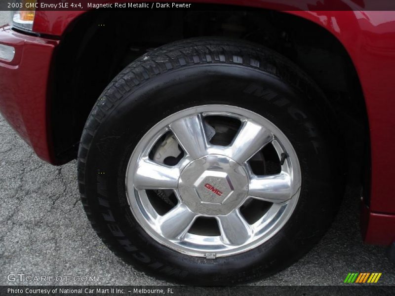 Magnetic Red Metallic / Dark Pewter 2003 GMC Envoy SLE 4x4