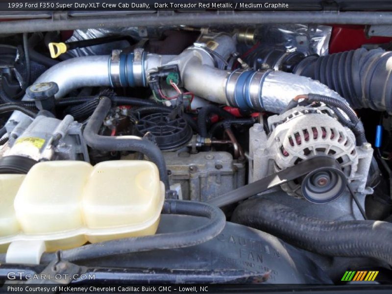 Dark Toreador Red Metallic / Medium Graphite 1999 Ford F350 Super Duty XLT Crew Cab Dually