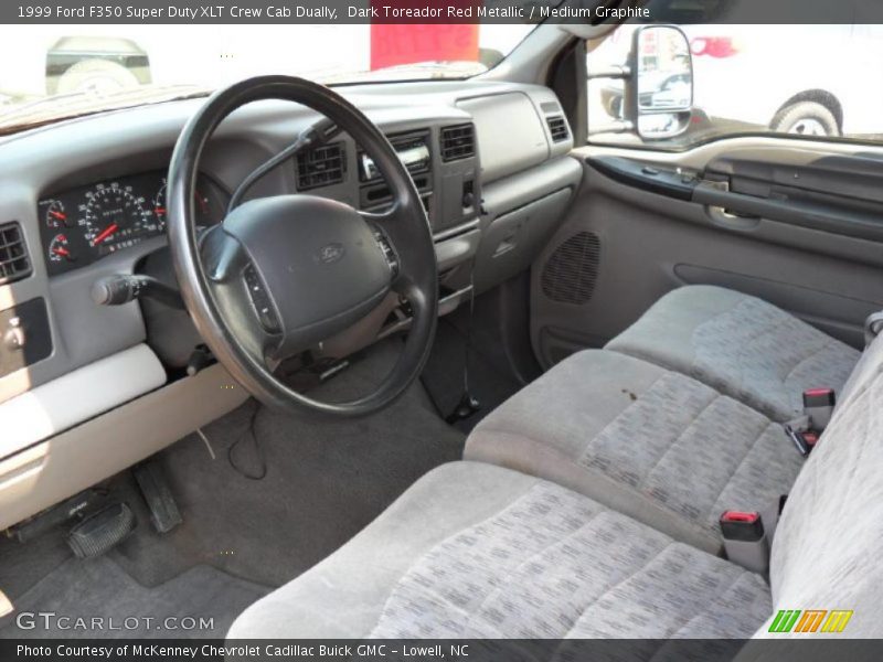 Dark Toreador Red Metallic / Medium Graphite 1999 Ford F350 Super Duty XLT Crew Cab Dually