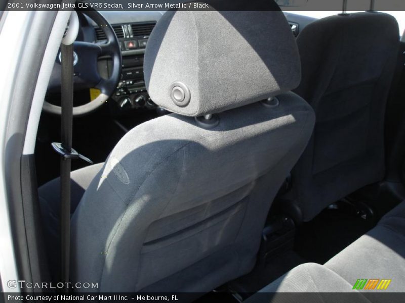 Silver Arrow Metallic / Black 2001 Volkswagen Jetta GLS VR6 Sedan