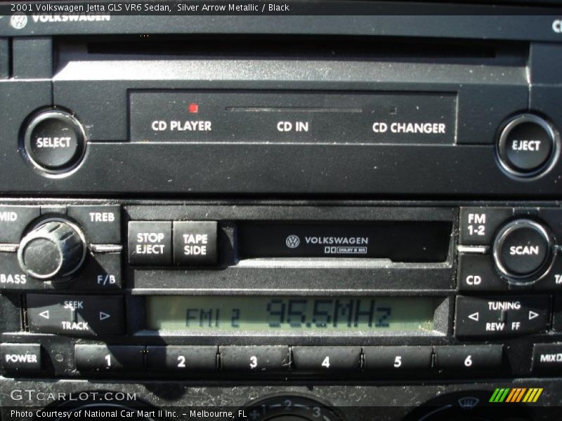 Silver Arrow Metallic / Black 2001 Volkswagen Jetta GLS VR6 Sedan