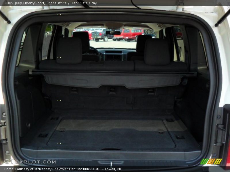 Stone White / Dark Slate Gray 2009 Jeep Liberty Sport