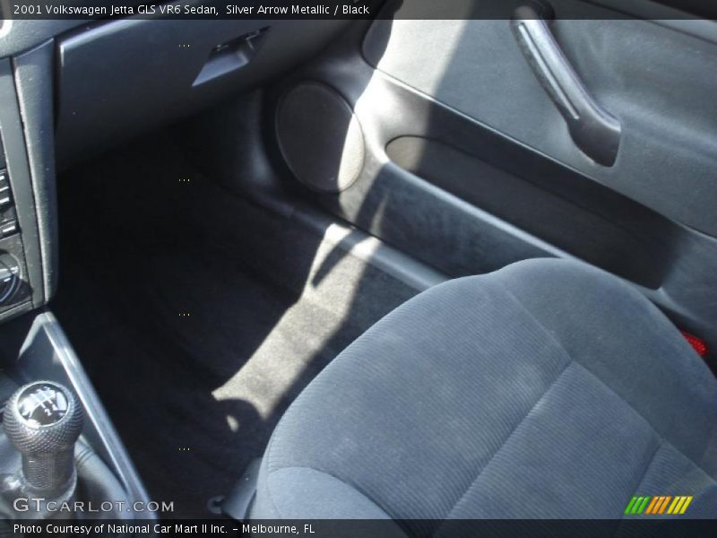 Silver Arrow Metallic / Black 2001 Volkswagen Jetta GLS VR6 Sedan