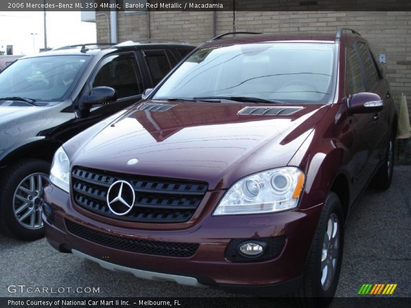 Barolo Red Metallic / Macadamia 2006 Mercedes-Benz ML 350 4Matic