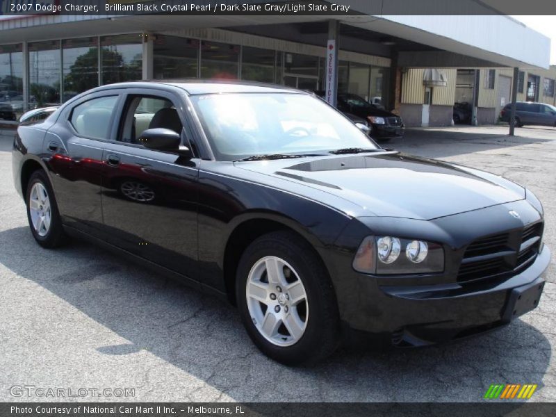 Brilliant Black Crystal Pearl / Dark Slate Gray/Light Slate Gray 2007 Dodge Charger