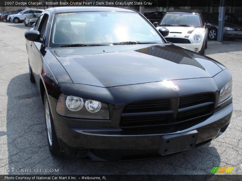 Brilliant Black Crystal Pearl / Dark Slate Gray/Light Slate Gray 2007 Dodge Charger