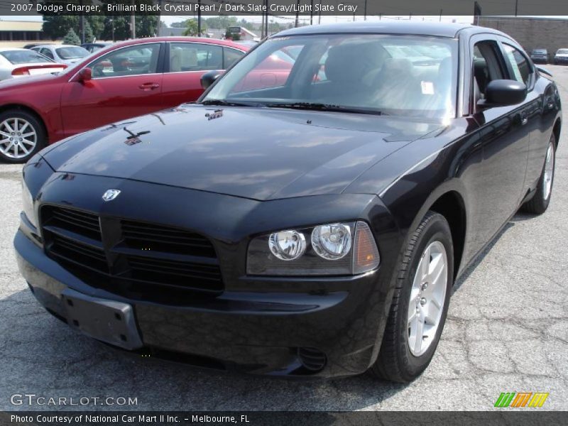 Brilliant Black Crystal Pearl / Dark Slate Gray/Light Slate Gray 2007 Dodge Charger