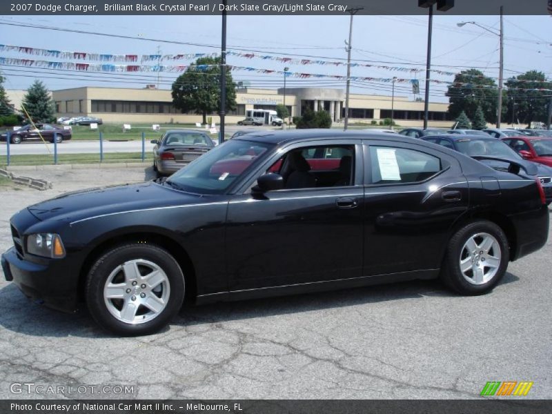 Brilliant Black Crystal Pearl / Dark Slate Gray/Light Slate Gray 2007 Dodge Charger