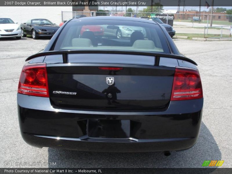 Brilliant Black Crystal Pearl / Dark Slate Gray/Light Slate Gray 2007 Dodge Charger