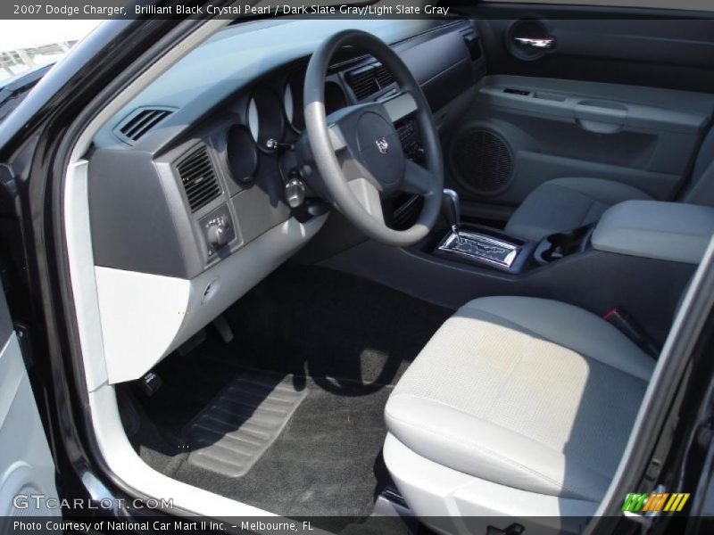 Brilliant Black Crystal Pearl / Dark Slate Gray/Light Slate Gray 2007 Dodge Charger