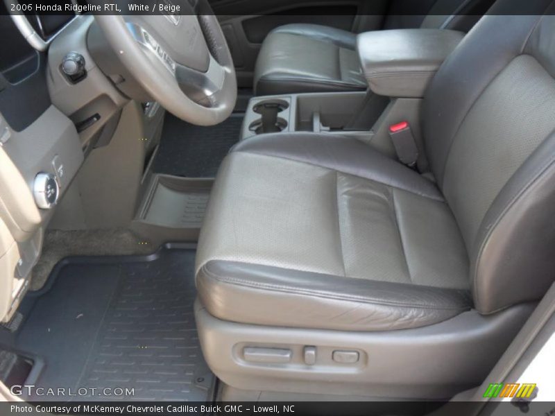 White / Beige 2006 Honda Ridgeline RTL