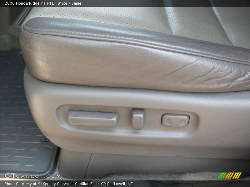 White / Beige 2006 Honda Ridgeline RTL