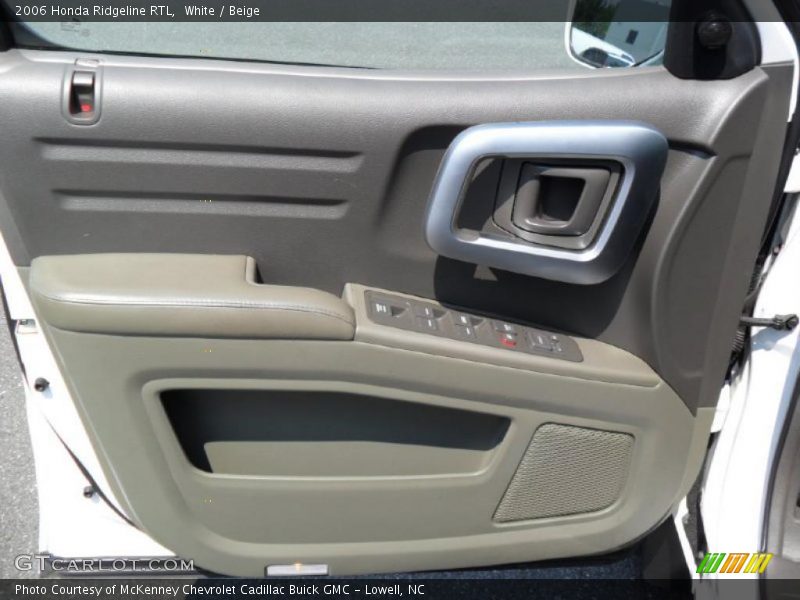 White / Beige 2006 Honda Ridgeline RTL
