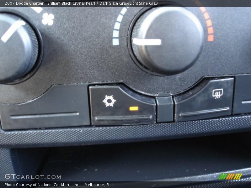 Brilliant Black Crystal Pearl / Dark Slate Gray/Light Slate Gray 2007 Dodge Charger