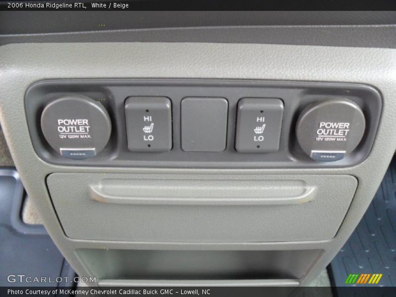 White / Beige 2006 Honda Ridgeline RTL