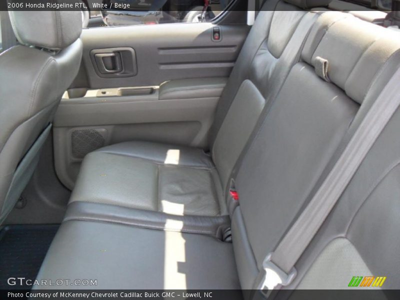 White / Beige 2006 Honda Ridgeline RTL