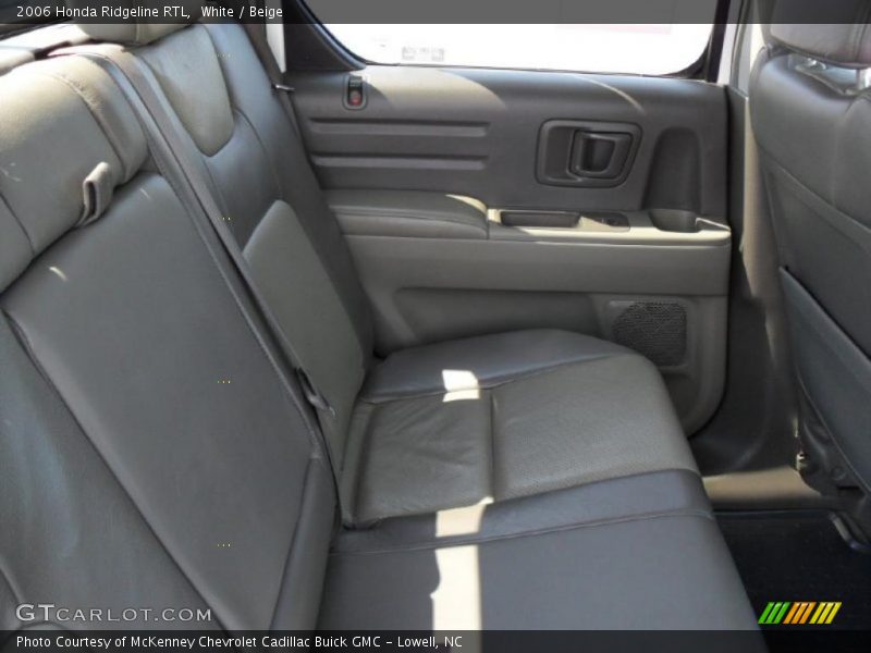 White / Beige 2006 Honda Ridgeline RTL