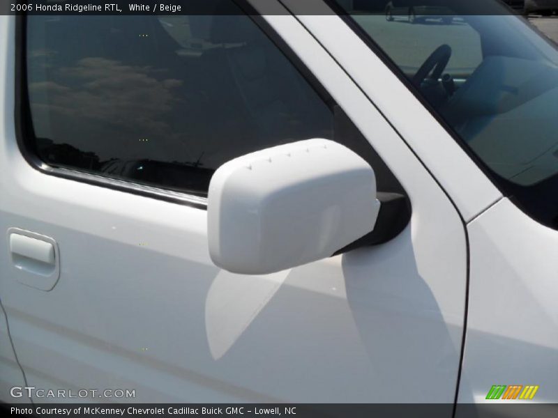 White / Beige 2006 Honda Ridgeline RTL