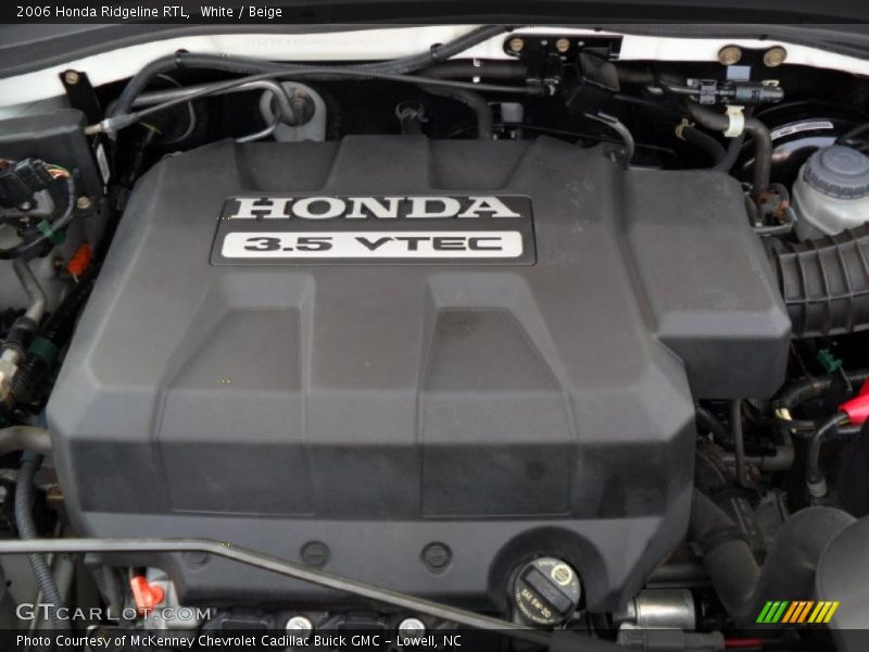 White / Beige 2006 Honda Ridgeline RTL