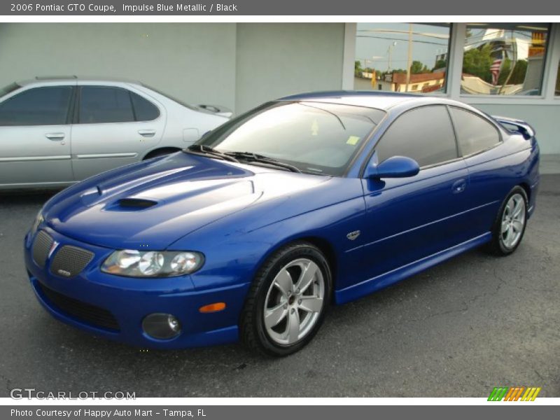 Impulse Blue Metallic / Black 2006 Pontiac GTO Coupe