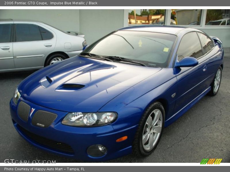 Impulse Blue Metallic / Black 2006 Pontiac GTO Coupe